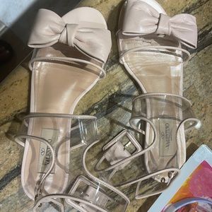 Valentino bow flats size 35